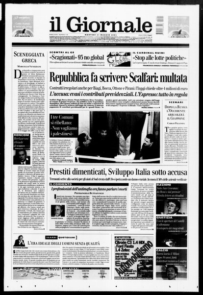 Il giornale : quotidiano del mattino